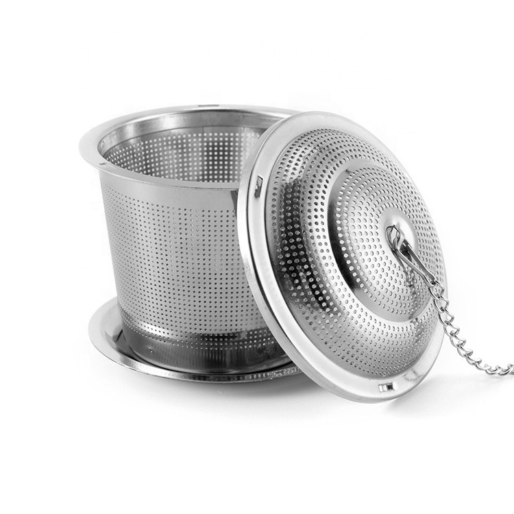 Loose Leaf Tea  Stainless Steel Tea Ball Strainer Infusers with lid