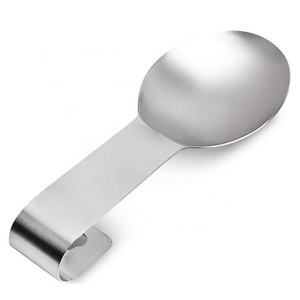 Kitchen utensil  spoon holder  soup ladle rest Stove Top Stainless Steel Spoon Rest