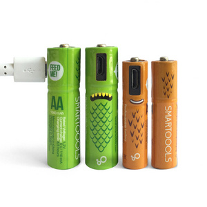 Factory Wholesale Cheap Cost Rechargeable AA AAA Micro USB Recharge 1000mah 450mah 1.2V 1.5V Reusable aa aaa Batteries