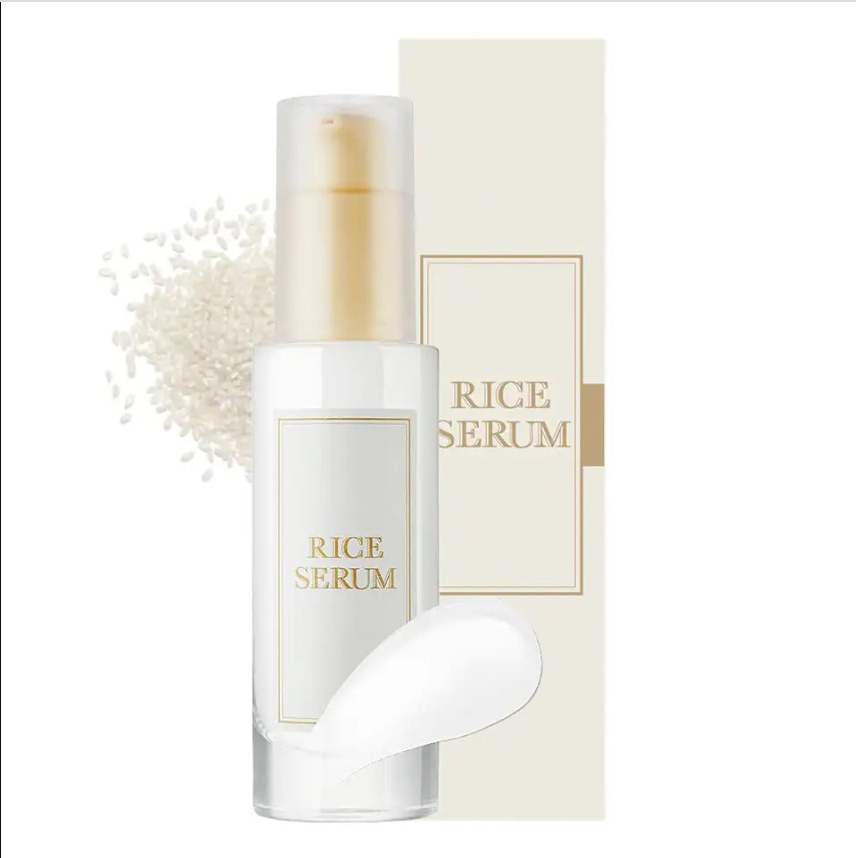 White Rice Serum Skin Brightening Fade Dark Spots Rice Water Spray Face Mist Wholesale Hydrating Face Toner