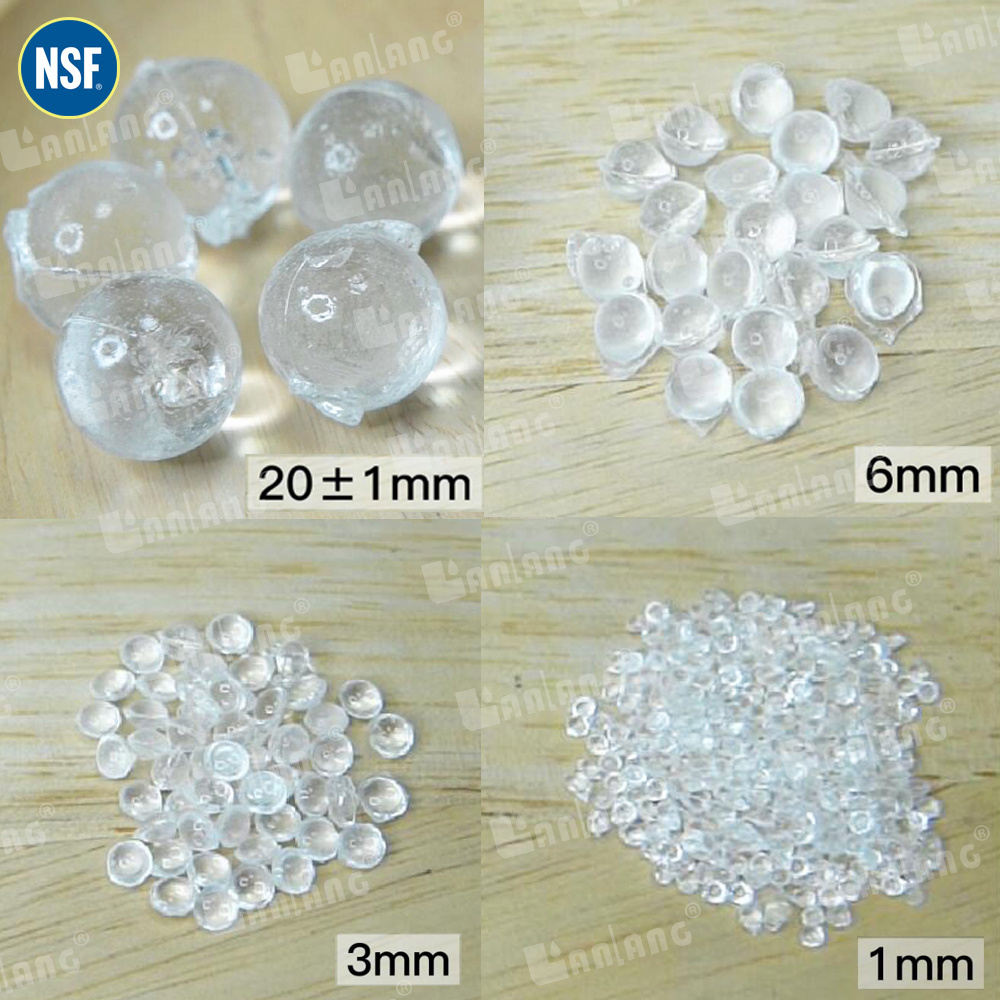 NSF certified Crystphos Brand Transparent Glassy Antiscalant Corrosion Siliphos Ball Silicon Phosphorus Crystal