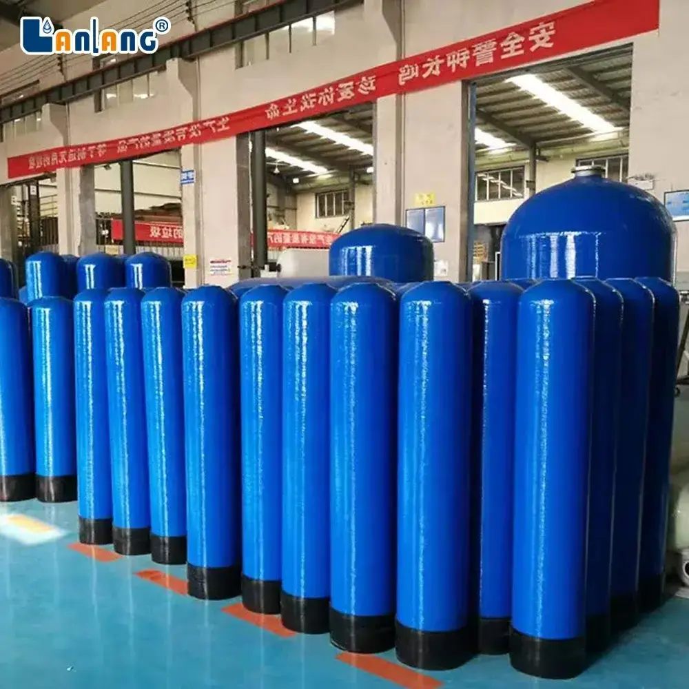 Lanlang Oem Water Filter Fiberglass 10 Gallon Pressure Tank Frp Tanks 1054 1254 1265 1354 1465 1665 Vessel Frp Tank