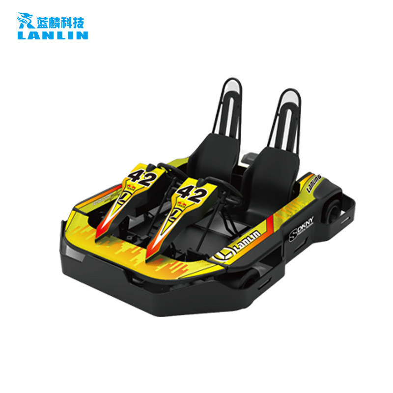 Lamborghini Go Kart Car Two Seats Electric Karting 5000w Motor 60v/30ah 2 Lithium Battery