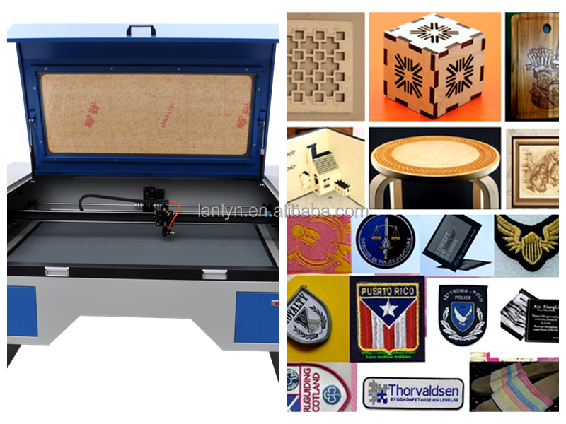 1600*1000mm dual heads CO2 laser cutting machine / large format tailoring laser cutting machine