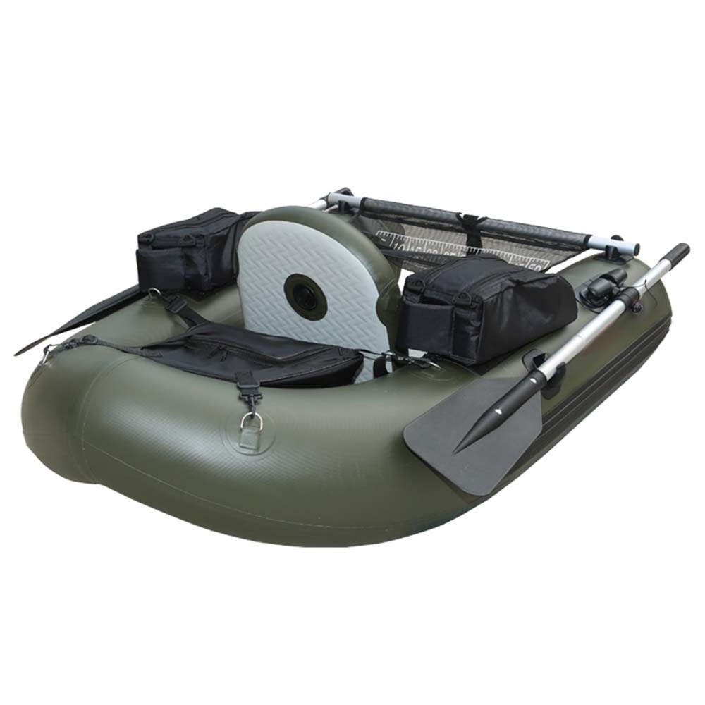 Wholesale Lakes & Rivers Float Tube Fishing 14ft Zodiac Inflatable Boats Heavy Duty Belly Boat