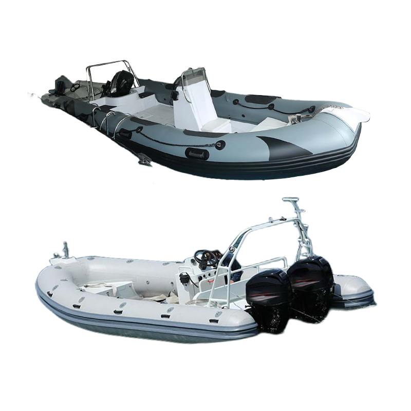 New High Quality cheep rib boat luxury yacht electric jet motor boat rib hypalon aluminum boat for sale