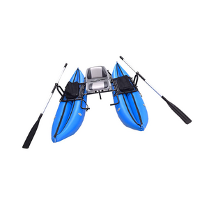 New design Oem Inflatable water paddle boat pontoon boat fishing recreational rowing boat for sale