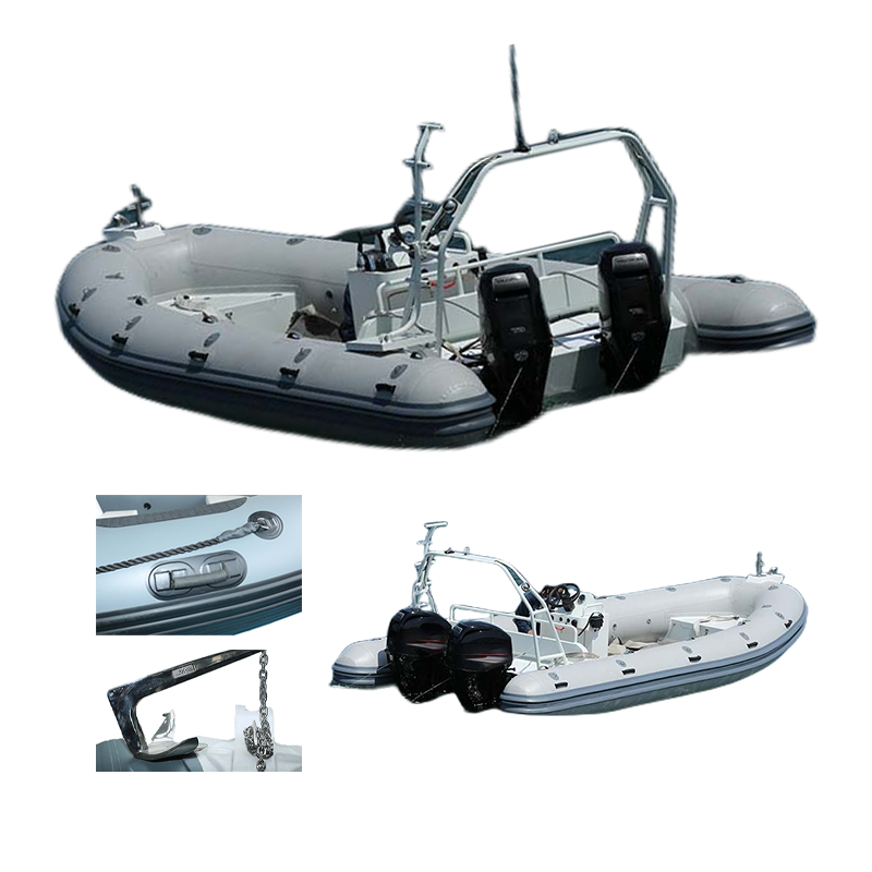 New OEM high speed hypalon inflatable catamaran rigid inflatable boat rib aluminum pvc rib electric boat for sale