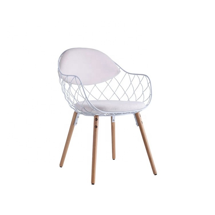 Durable comfortable Modern high quality minimalist design iron chair