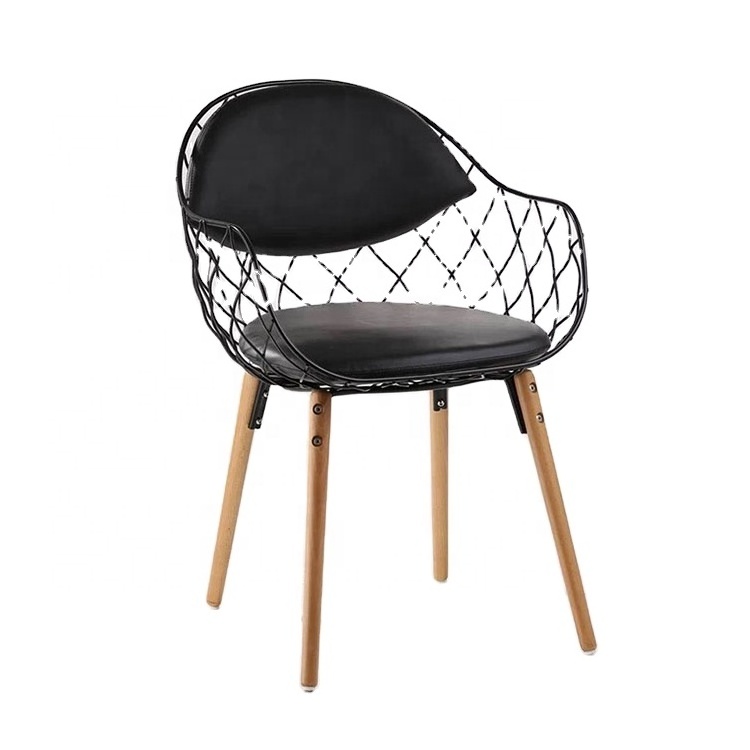 Durable comfortable Modern high quality minimalist design iron chair