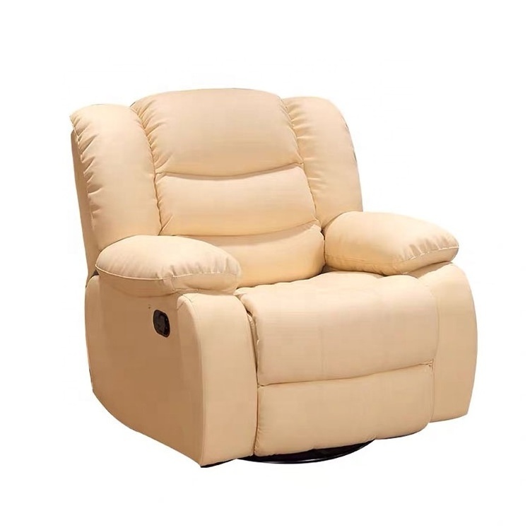 Modern recliner Functional Sofa bed 123 with electric leather cup holder