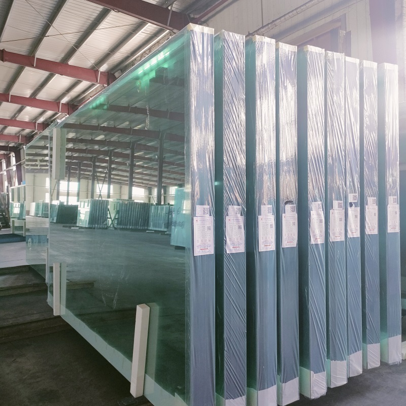 Customized large 4mm 5mm 6mm 8mm 10mm 12mm chemcally building tempered clear float glass price