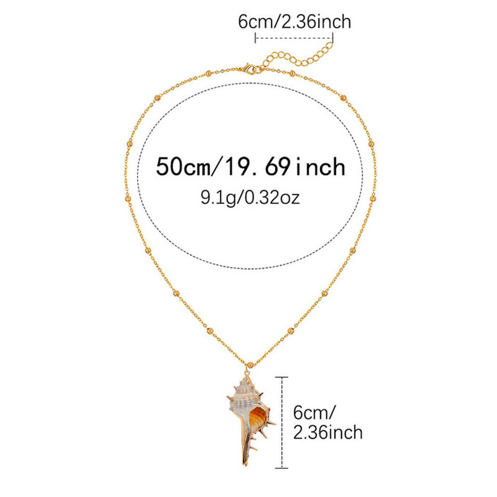 2023 Hot Sale Jewelry Necklace for Women with shell pendants gold plated heart cowrie shell necklace rainbow hawaiian Necklaces