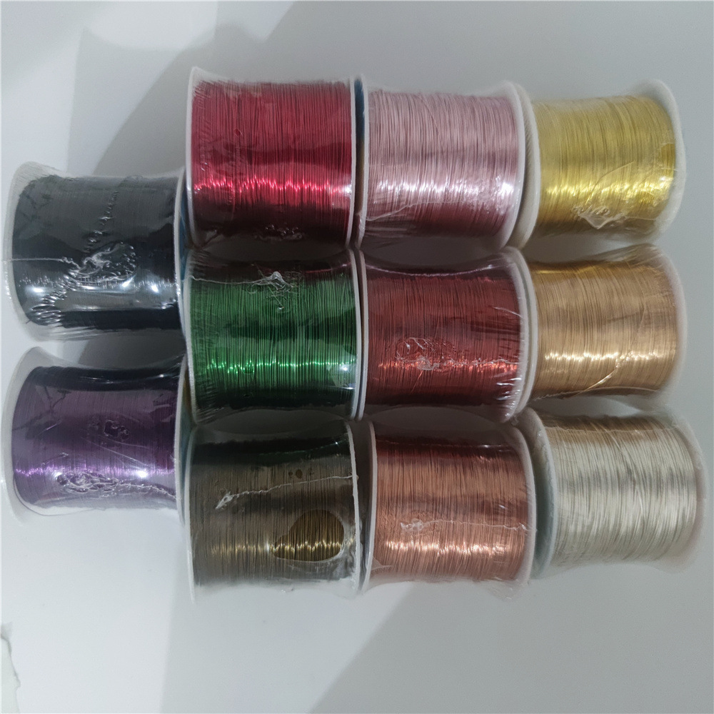 0.3mm 0.4mm 0.5mm Jewelry Wire Craft Wire Tarnish Resistant Copper Beading Wire for Jewelry Making Supplies and Crafting