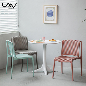 Restaurant Modern Design Accent Plastic Chair Furniture Living Room Outdoor Garden Patio Cafe Stacable Dining Chair