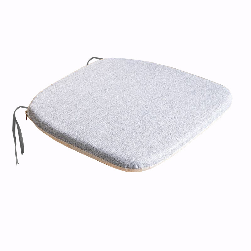 Hot Sale High Quality Foam Cushion Solid Flannel Dining Chair Cushion