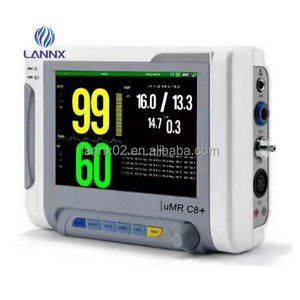 LANNX uMR C8+ Medical Ambulance Equipment 7 Inch handheld portable icu patient monitor for human Portable Vital Signs Monitor