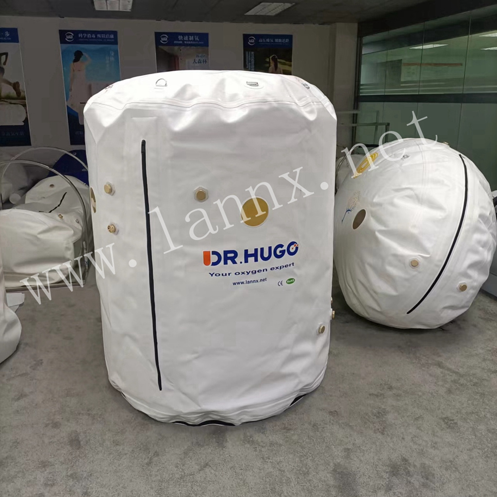 DR.HUGO uDR H1 Single Portable Hyperbaric Therapy Chamber 1ata~1.5ata with 10L oxygen machine hyperbaric chamber oxygen therapy