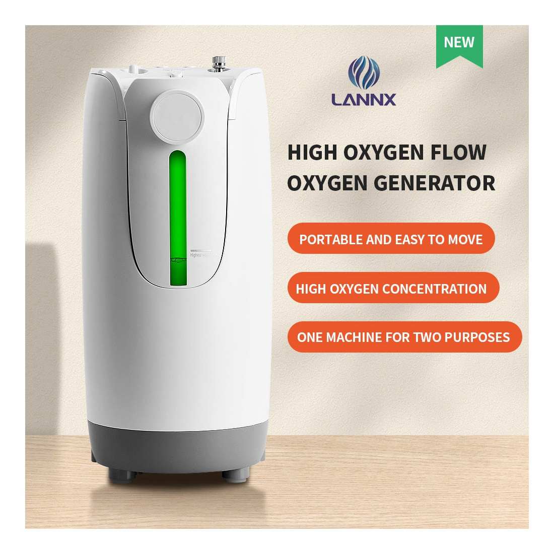 Factory Wholesale portable Oxymed 1-7L Adjustable Travel  home Concentrator Oxygen hospital room oxygen concentraor