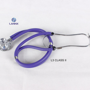 LANNX L3 CLASS II New Type Dual Head Sprague Rappaport Stethoscope dual tubes different colors Medical Household Stethoscopes