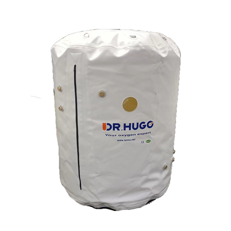 DR.HUGO uDR H1 Single Portable Hyperbaric Therapy Chamber 1ata~1.5ata with 10L oxygen machine hyperbaric chamber oxygen therapy