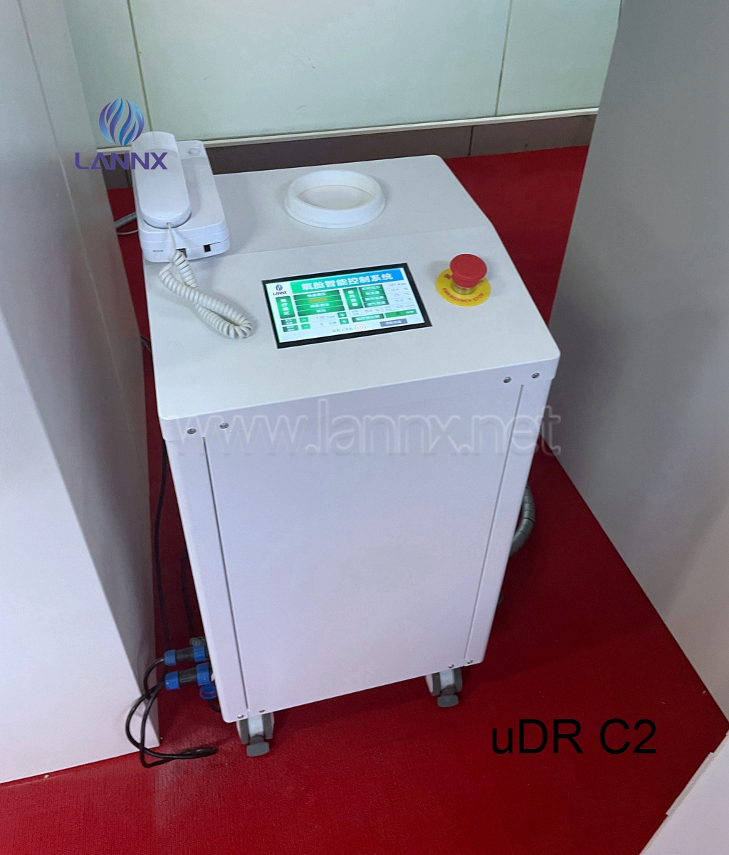 LANNX uDR C2 Rehabilitation Hard Portable Hyperbaric Chamber Home 1 ata~3 ata HBOT Oxygen Chamber Camara Hiperbaricas