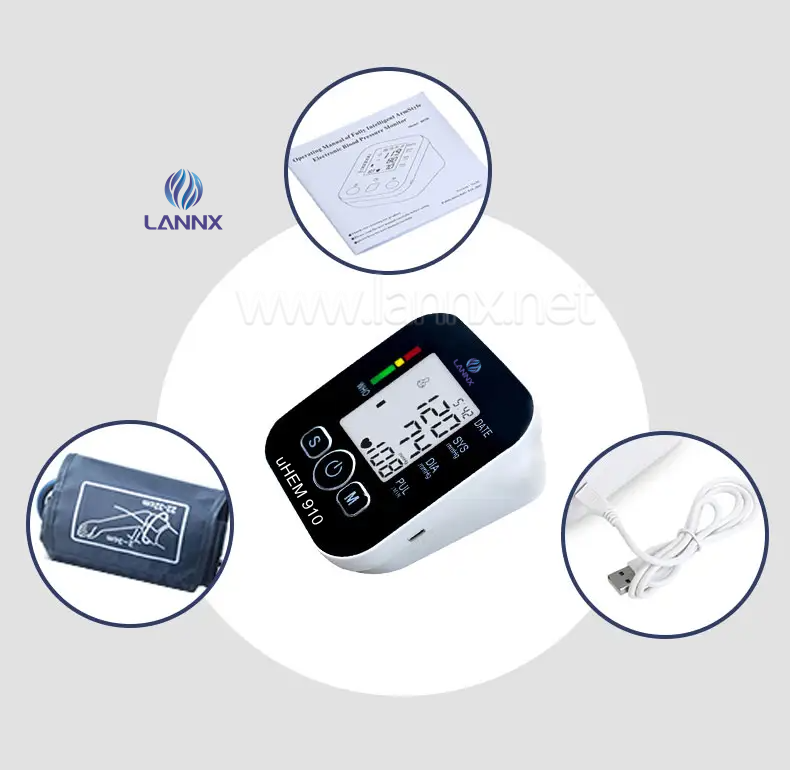 LANNX uHEM 910 Bp Check Blood Pressure Monitor Digital Tensiometre Pressure Checking Machine Price Tansiyon Aleti