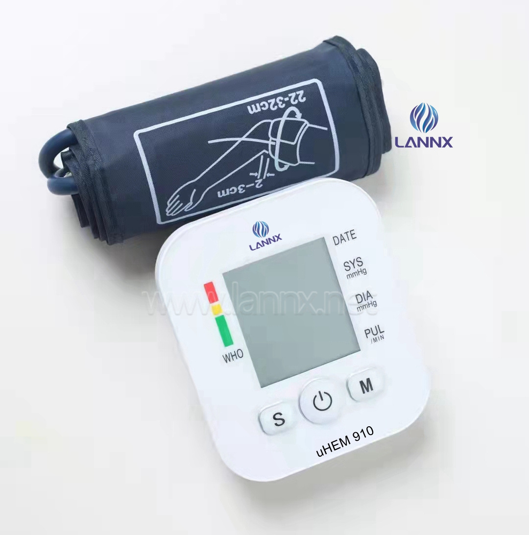 LANNX uHEM 910 Bp Check Blood Pressure Monitor Digital Tensiometre Pressure Checking Machine Price Tansiyon Aleti