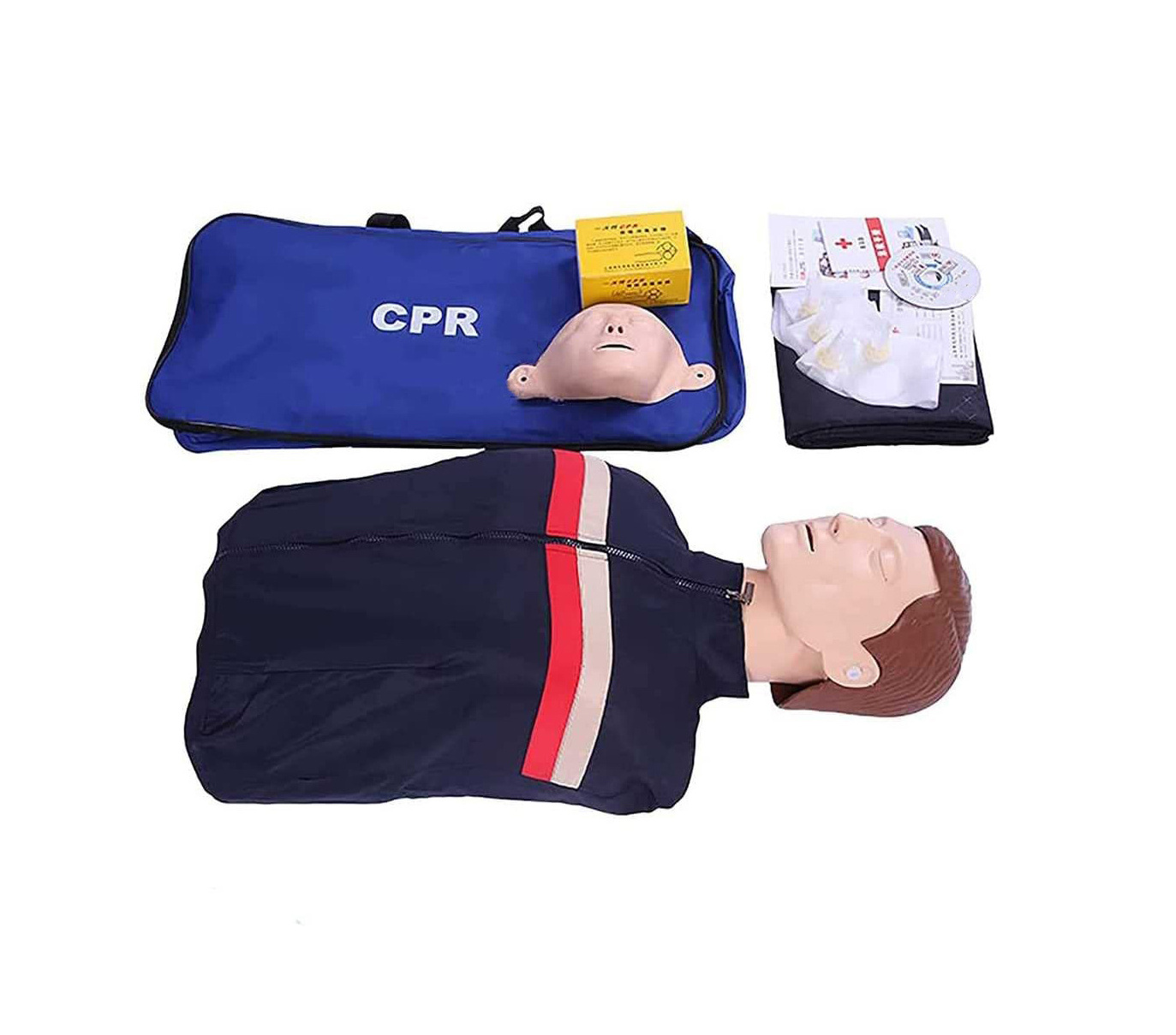 Hot Sales Dummy CPR Manikin for First Aid Training Simulation CPR AED Mannequin with controller Fully Automatic cpr dummies