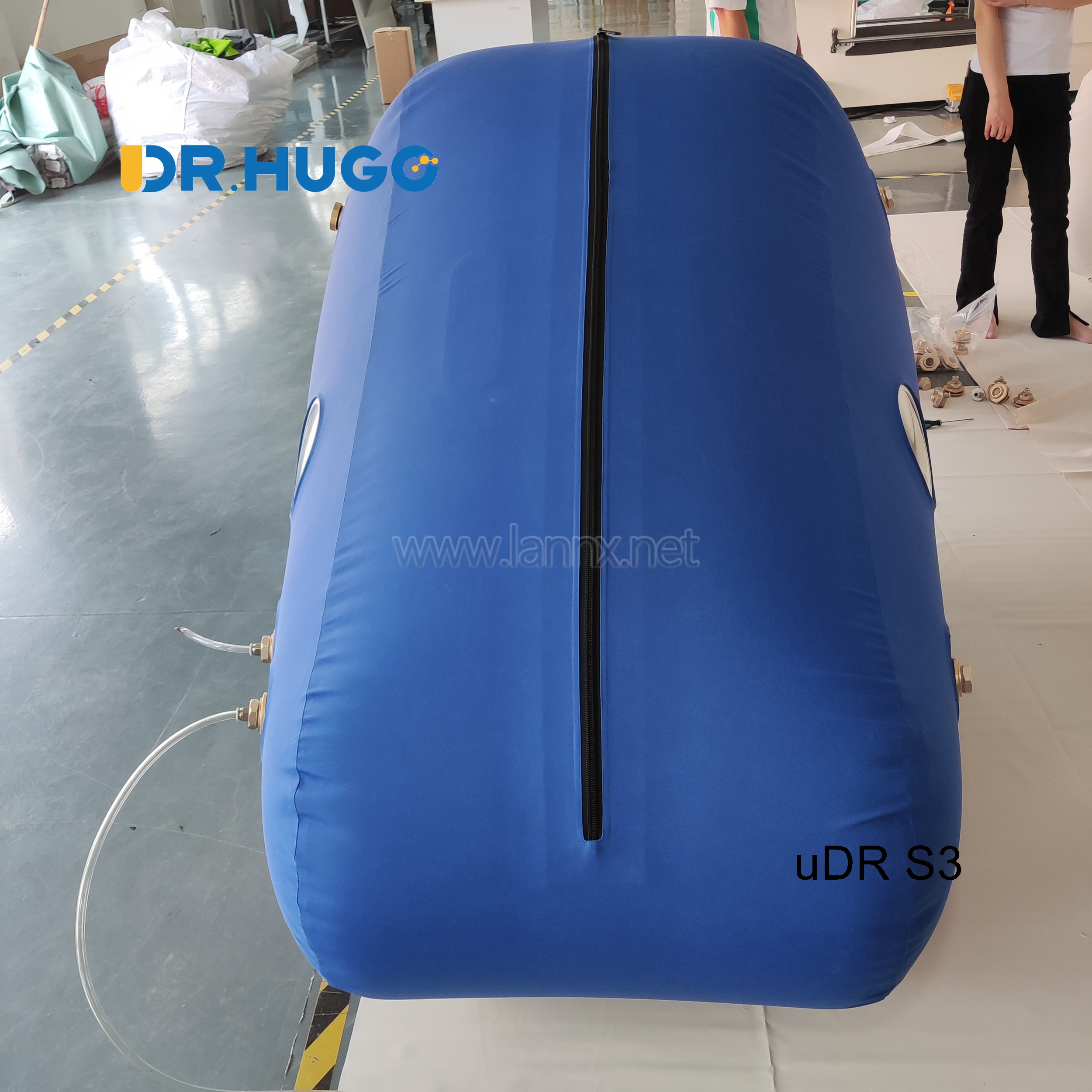 DR.HUGO uDR S3 SPA Capsule Portable HBOT Hyperbaric Oxygen Chamber for Anti-Aging triangle 1 ata~1.5 ata Camara Hiperbaricas