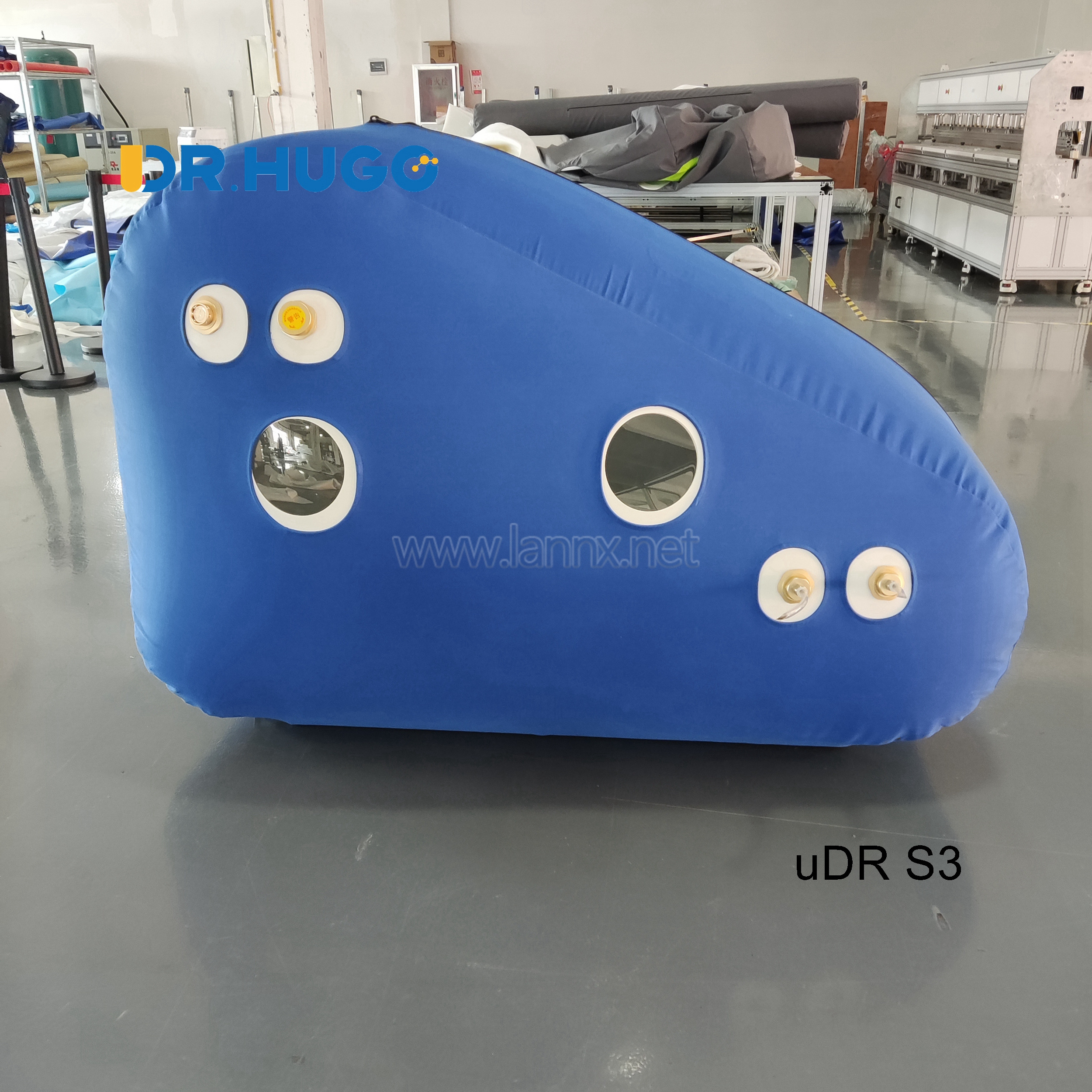 DR.HUGO uDR S3 SPA Capsule Portable HBOT Hyperbaric Oxygen Chamber for Anti-Aging triangle 1 ata~1.5 ata Camara Hiperbaricas