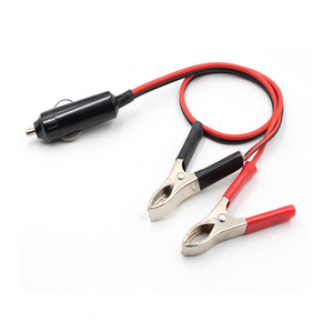 2v Sae Quick Release Adapter To Alligator Clips to cigarette lighter Car Solar Battery Sae Connector Extension Cable