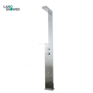 Lano luxury outdoor showers garden swimming pool beach mixer faucet 316 stainless steel