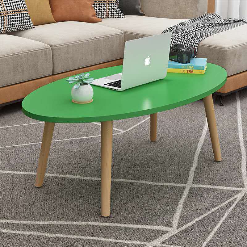 Modern Cheap Nordic Luxury Smart Round MDF Wooden Kids Party Coffee Table