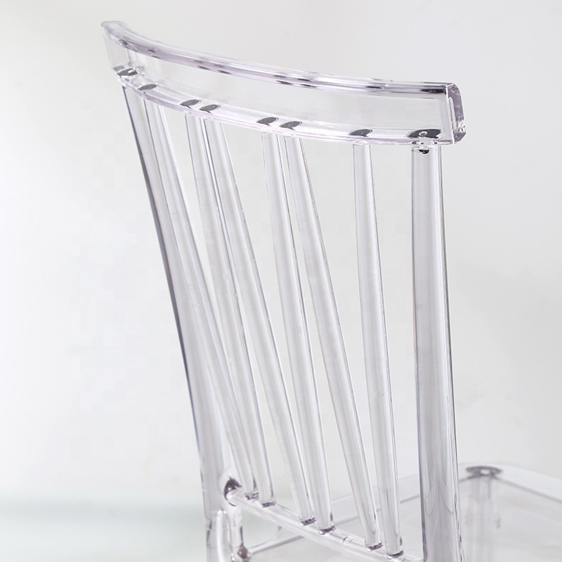 Crystal transparent household use chiavari dining chair nordic modern furniture weeding event outdoor garden hotel chairs