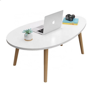 Modern Cheap Nordic Luxury Smart Round MDF Wooden Kids Party Coffee Table