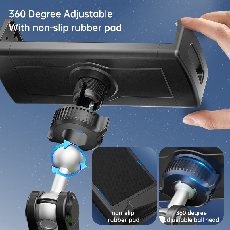 2023 High Quality Adjustable Foldable Desktop Car Dashboard Tablet Stand Holder Mount for IPad