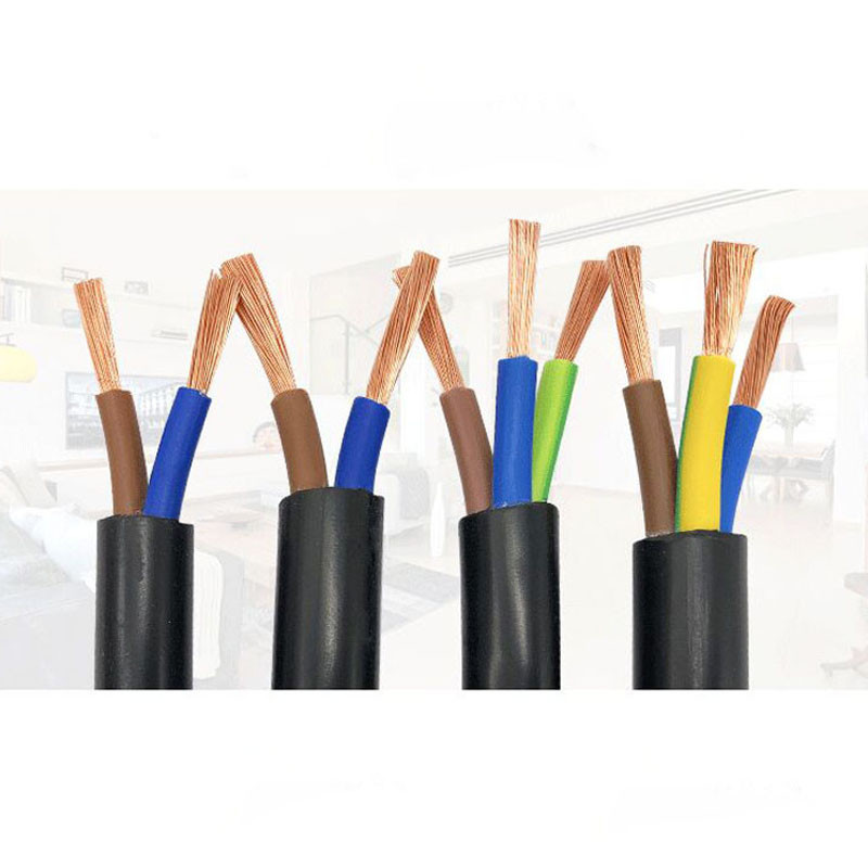 12V 24V 1.0mm Square ROUND Wall 2 3 4 Core DC Power Cable Wires Cable Electrical 100 Meters