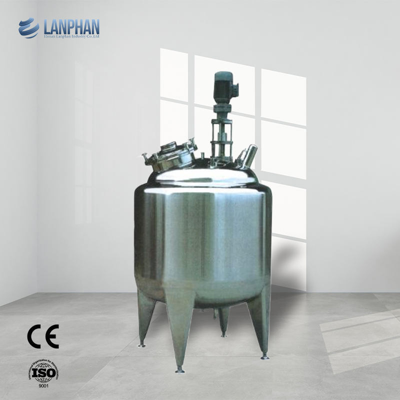 industrial mixer electrically heated stainless steel tank with mixing tank