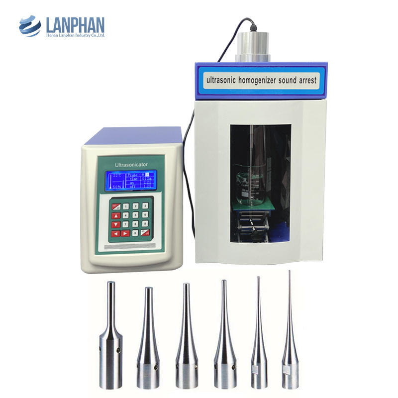 Cheap Ultrasonic Extraction 20khz 0.2L-2L Ultrasonic Nanoemulsion Homogenizer Machine With Probe Sonicator Price