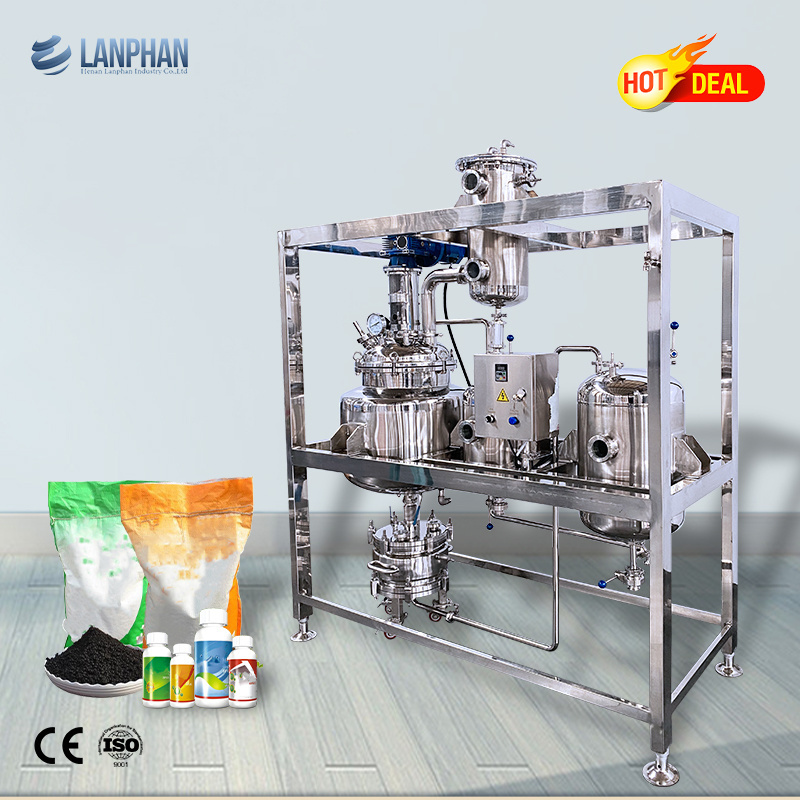 Stainless Steel Stirred Batch Tank Reactor Crystallization Process Reactor