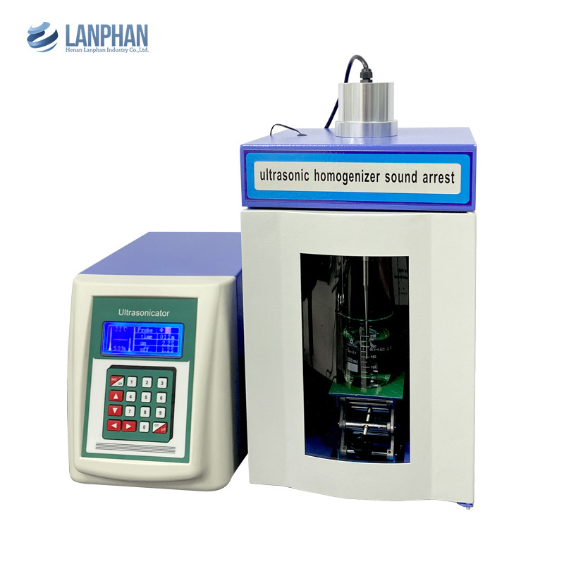 Cheap Ultrasonic Extraction 20khz 0.2L-2L Ultrasonic Nanoemulsion Homogenizer Machine With Probe Sonicator Price