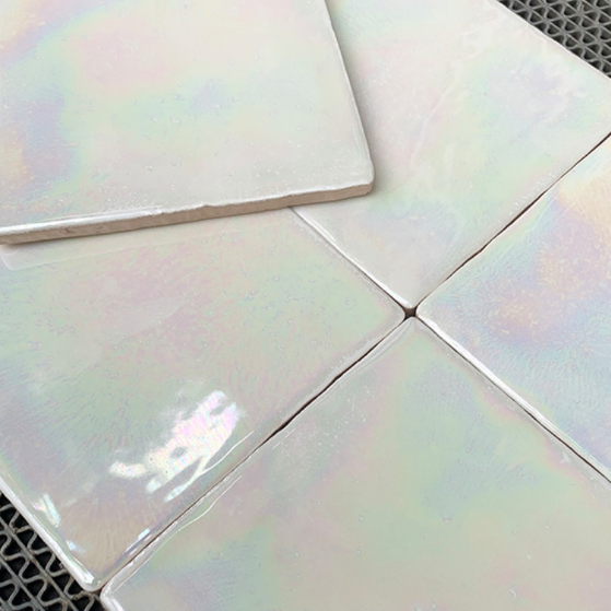 glazed porcelain tile 65*265mm Rainbow glass Subway Pink Ceramic  Wall Tile For bathroom Kitchen Restaurant  Hotel tile