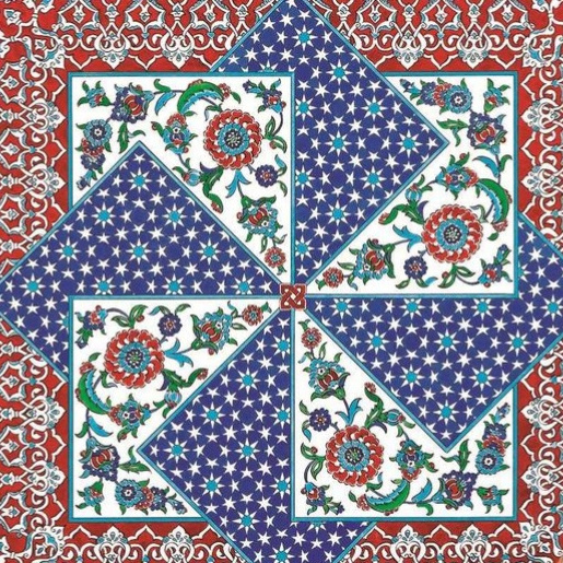 High Quality Islamic handmade ceramic tiles 600*600mm floor tile carpet wall tile for interior and exterior decorations