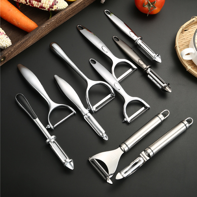 Potato Carrot Peeler Silcer Kitchen Cooking Tools Accessories Stainless Steel Vegetable Fruit Peeler Scraper