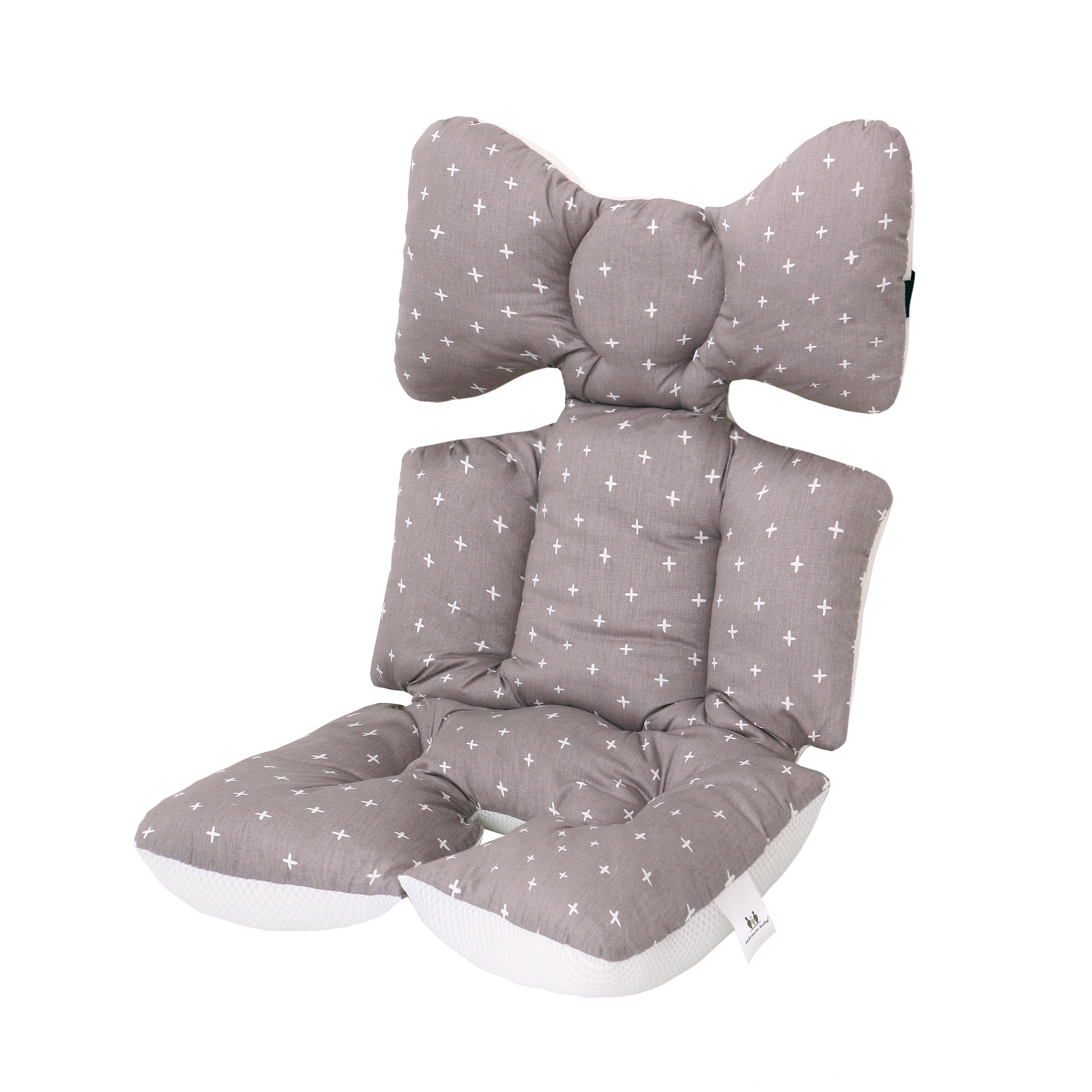 Infant Car Seat Insert Cotton Baby Stroller Liner Head and Body Support Pillow Infant Seat Pad Carseat Neck Support