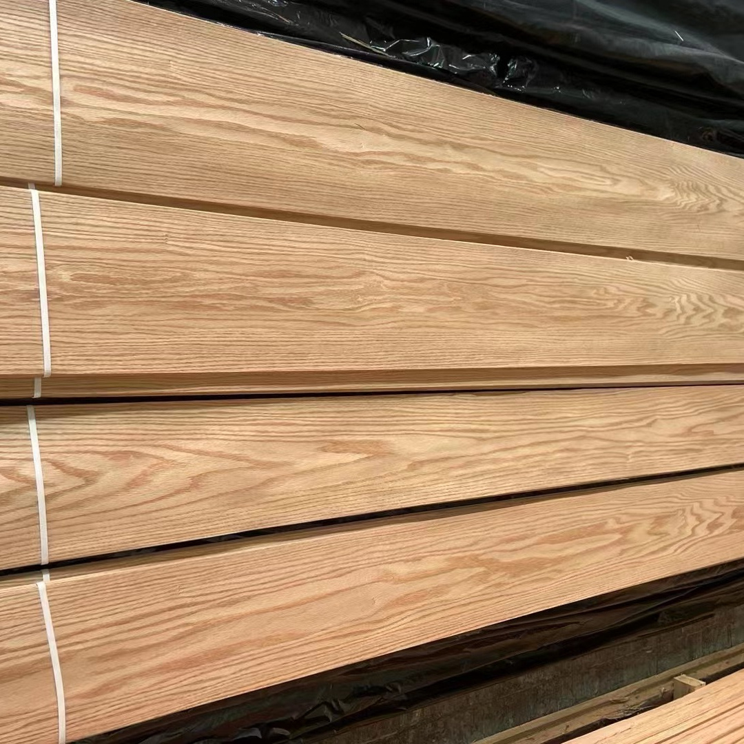 Red oak bark from the United States imported wood processing can be accepted custom for wallboard, veneer and so on