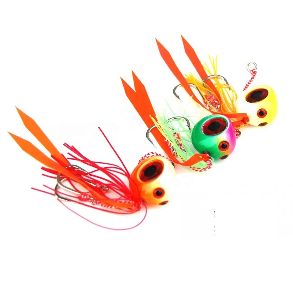 Luminous best Sale Bass fishing swing jig head inchiku lure fishing lure tungsten jig head ice fishing LQL1368