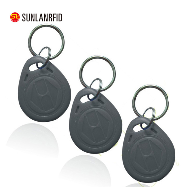 SUNLANRFID  New design Special offer 125KHz TK4100 EM4100 t5577 RFID keyfob/ key tag/ keychain