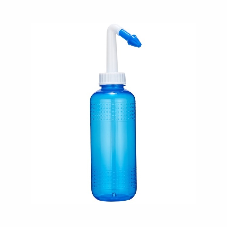 High Quality Portable Nasal Cleaner PP Material 500ml Nasal Wash Bottle with dust cover